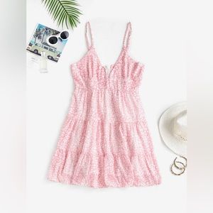 Pink mini‎ sundress